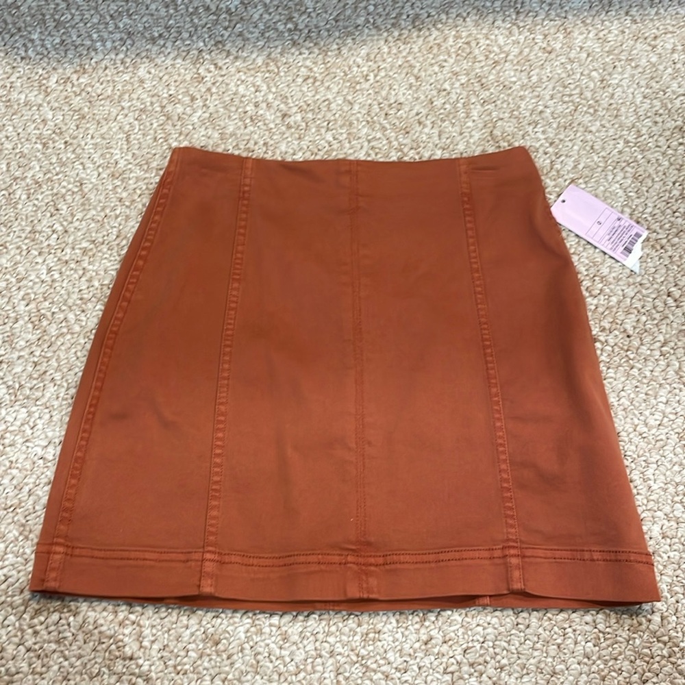 Burnt orange wild fable skirt